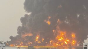 US-Israeli-attack-on-Hodeidah-oil-depot-SRC-Almasirah